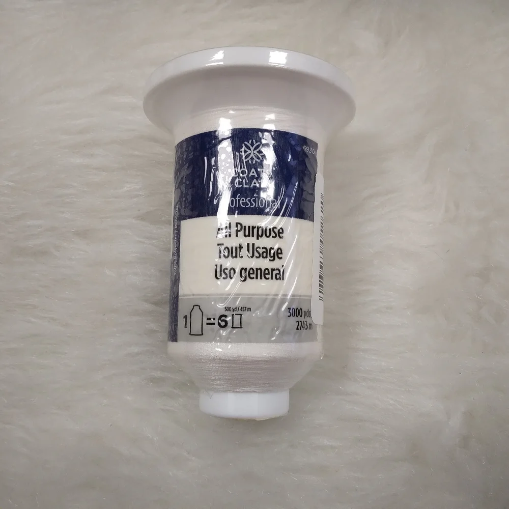 Coats & Clark Professional All Purpose Thread, 3000 Yd Cone